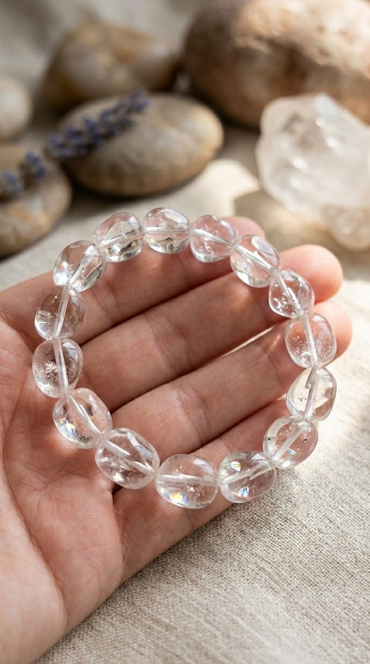 Natural Clear Quartz Bracelet – The Master Healer